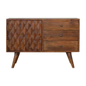 Elevate Your Space with Artisan's Carved Sideboard