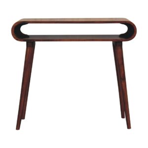 Acadia Teal Console brown Table
