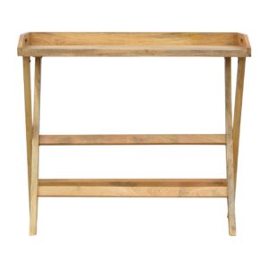 Butler Style Writing Desk With Foldable Legs