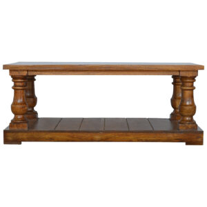 Square Turned Country Coffee Table