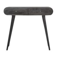 IN1459 – Ash Black Curved Edge Console Table