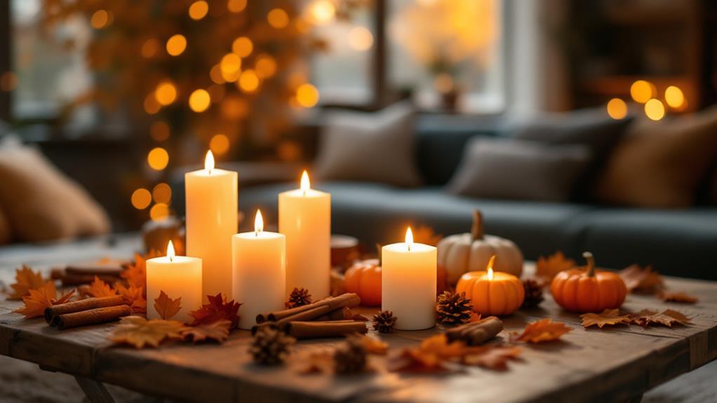 aromatic candles and oils