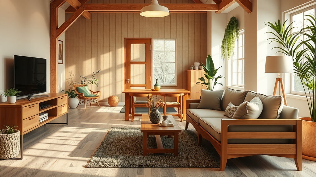 Sustainable Wooden Furniture Enhances Your Home