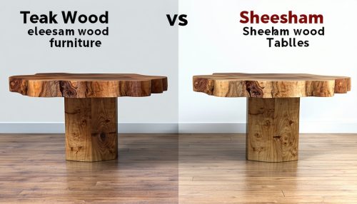 teak wood vs sheesham wood for tables