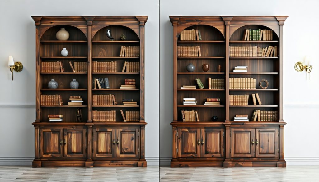teak wood vs sheesham wood for bookcases