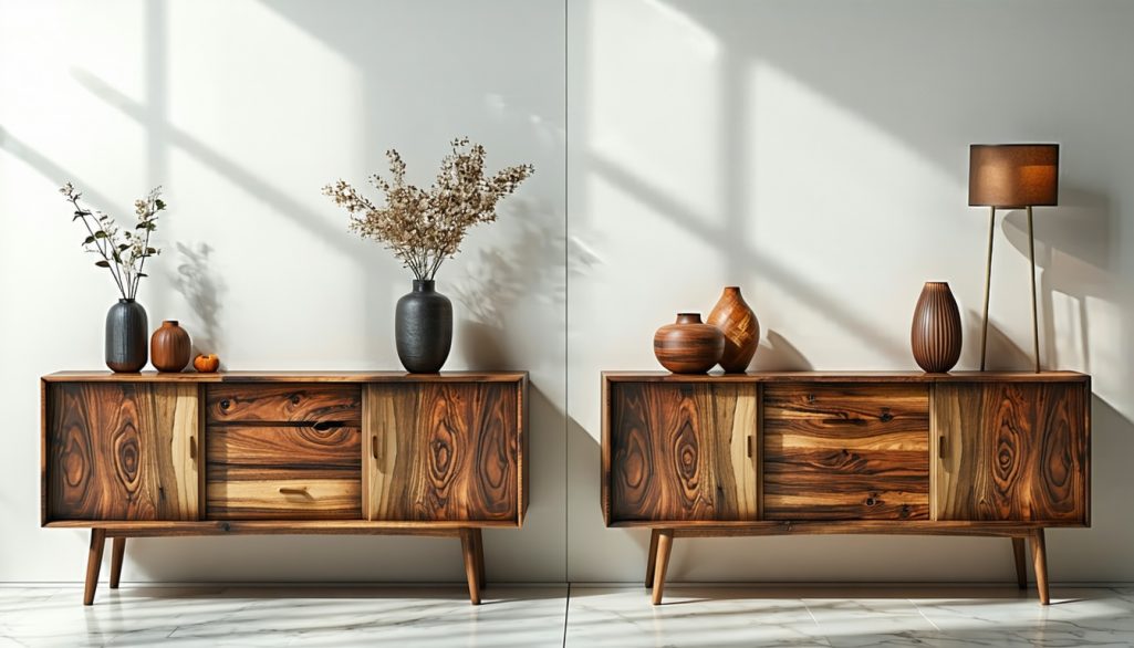 teak wood vs sheesham wood for sideboards