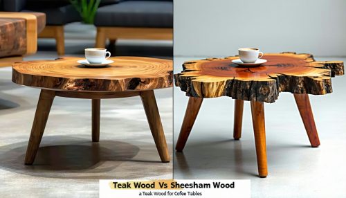 teak wood vs sheesham wood for coffee tables