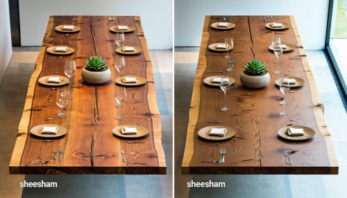 teak wood vs sheesham wood for dining tables
