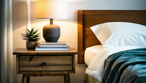 wood bedside cabinets
