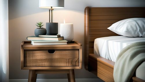 bedside tables for small bedrooms