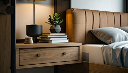 bedside stand with drawers