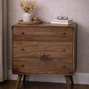 Curve Edge 3 Drawer Chest