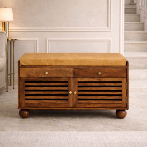 Bola Shoe Storage Bench