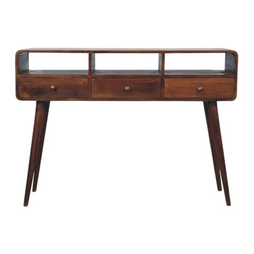 Three Drawer Console Table